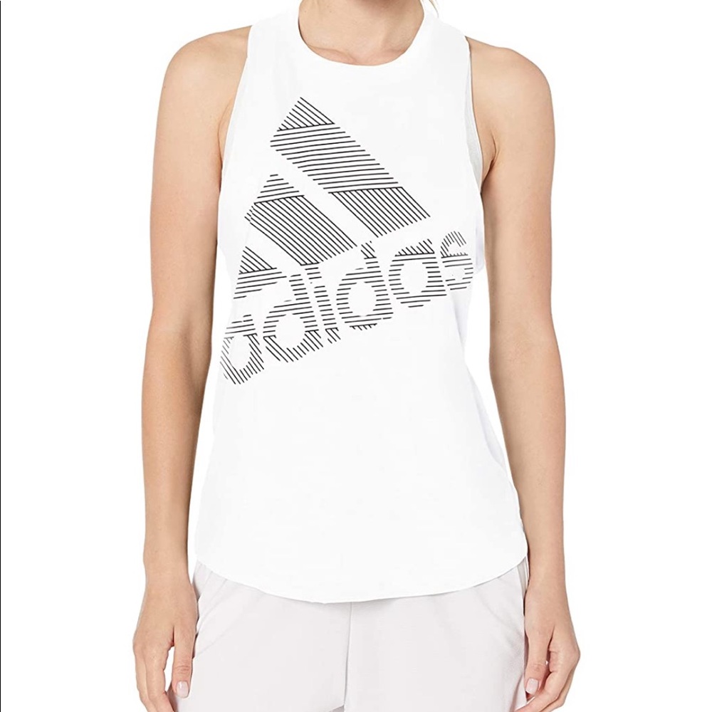 adidas White tank NWT racerback
